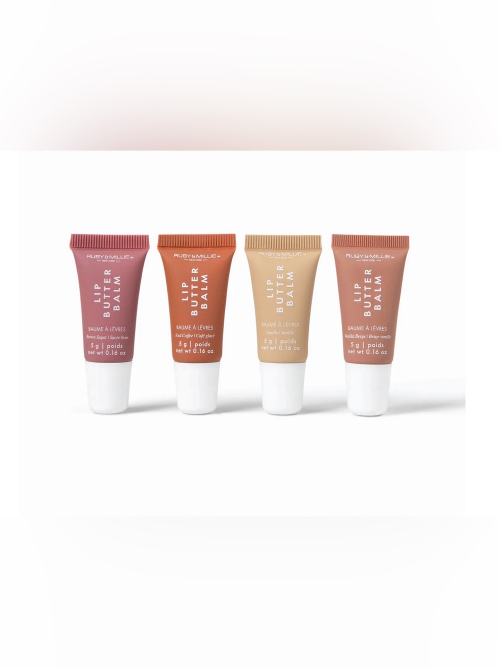 Ruby & Millie Coffee Flavor Lip Butter Balm Set